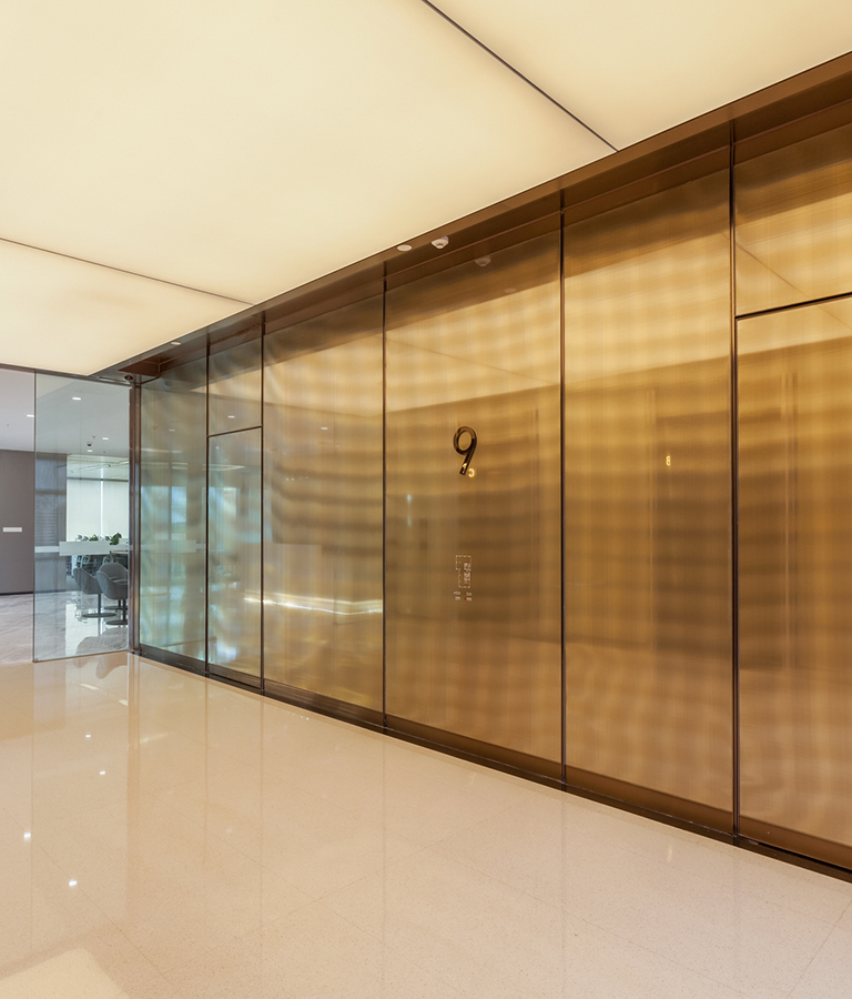 德邦证券办公楼装修设计-电梯厅-pc